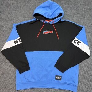 New York Comic Con Hoodie Colorblock Blue Black REEDPOP 3XL Graphic